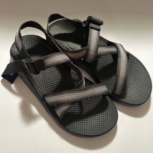 Men’s Chaco Adjustable Strappy Sport Sandals - Black/Grey